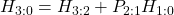 H_{3:0} = H_{3:2}+P_{2:1}H_{1:0}