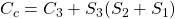 C_c = C_3+S_3(S_2+S_1)