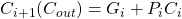 C_{i+1}(C_{out}) = G_i+P_iC_i