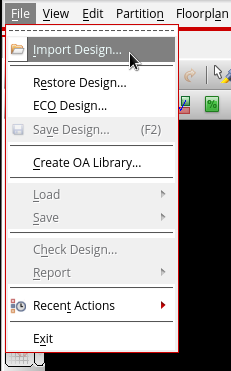 Importing Files for PnR using INNOVUS - Digital System Design